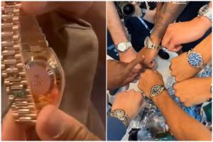 ?倒反天罡！恩比德拿MVP时 哈登反送一块定制劳力士⌚️