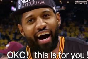 OKC！This is for You！其实乔治才是雷霆夺冠的最大功臣?